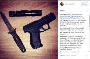 Hanczyks privates Waffenarsenal als Teil identitärer Selbstinszenierung